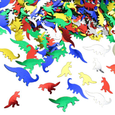 JPACO Dinosaur Confetti (75 Grams, Equal to 1 Cup!) Great for Kids Birthday Party, Arts & Crafts, Confetti Bomb, Children’s Party Supplies